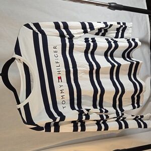 Tommy Hilfiger, Women's M, Navy Blue and White
